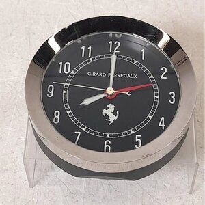 Ferrari Desk Clock, Swiss Made (Girard Perregaux!)